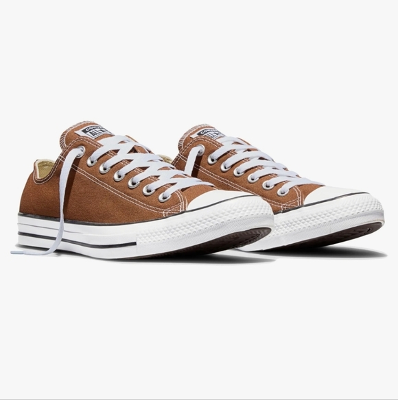 Converse Chuck Taylor All Star Low Top Brown Canvas Sneakers Women’s Size 10 New - Picture 4 of 14